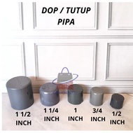 Dop POLOS RUCIKA / Without Brand PVC Cap Pipe Cap Dop POLOS RUCIKA Inch PVC PVC Pipe Cap