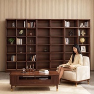 Cabinet Locker Living Room Bookcase Floor Lattice Cabinet Free Combination Integrated Household Back