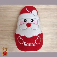 Personalised embroidery Plush Soft Toy Christmas Santa
