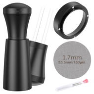 54mm Espresso Dosing Tool Coffee Stirrer Distribution Tool with Puck Screen Funnel for 54mm/53mm Esp