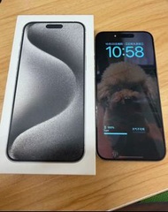 白色港版 iPhone 15 pro max 