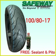 ✩ ♨ ◙ SAFEWAY TIRE Size 17 Tubeless Tire FREE Sealant & Pito for Sniper, Raider, Rouser, FZ, Wave,