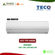 TECO | Non-Inverter Split Type Aircon [1.0hp, 1.5hp, 2.0hp and 2.5hp]