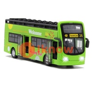 I know Tour Double Decker Bus Model Toy Gifts for Kids Boys Girls