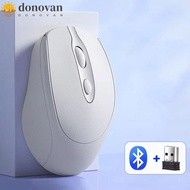 DONOVAN Ergonomics Wireless Mouse, 2.4Ghz+BT5.0 Rechargeable|Wireless Mouse, Gamer Mouse Lightweight