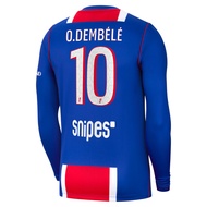 High-quality 26/27 Paris HAKIMI #2 O.DEMBÉLÉ #10 Home Long-Sleeve Fan Jersey
