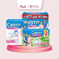 Tã quần người lớn Caryn bỉm quần gói lớn size M16 M32 L5 L14 L28 XL12 XL24 Mỏng Nhẹ Chống Tràn