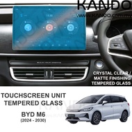 BYD M6 Tempered Glass Protector BYD M6 Screen Protector BYD M6 Touchscreen Glass BYD M6 Head Unit Gl