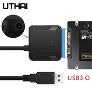 อะแดปเตอร์ HDD T39ของ UTHAI สายเคเบิลฮาร์ดดิสก์ง่าย USB กับ SATA 5อะแดปเตอร์ Gbps USB 3.0เป็น SATA3 