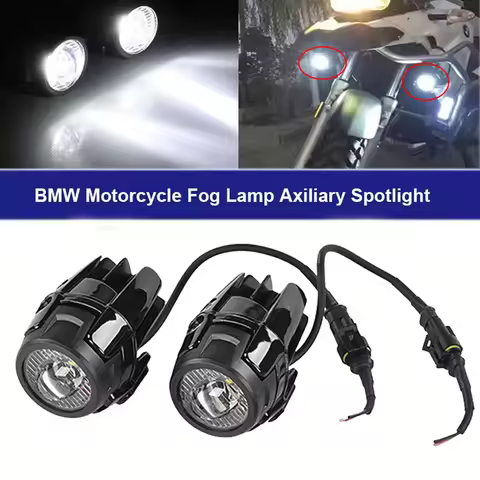 Universal Auxiliary Light Assemblie For BMW R1200GS F800GS F700GS F650 K1600 40W 6000K Motorcycle Fo