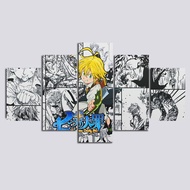 WALL DECORATION SET ANIME 7 DEADLY SINS MELIODAS SPECIAL EDITION