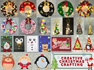 Creative Christmas Decorations Crafting Activities DIY Handmade Xmas Gift Christmas Cards