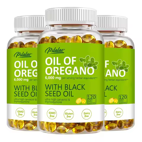 Oregano Oil - Immune and Antioxidant Support Supplement To Help Sustain Overall Well-Being, Healthy 