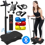 Lunix LX18 Whole Body Vibration Plate with Handles & Magnetic Acupoints, Power Plate Vibration Platf