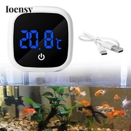 Ioensy Aquarium Thermometer USB Celsius/ Fahrenheit Touch Screen Highly Accurate to 0.1 with Probe M