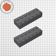 Combo of 2 tall dark gray 2x6 bricks