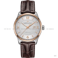 HAMILTON H42725551 Men's Watch Jazzmaster Viewmatic Automatic 44mm leather silver brown *Original