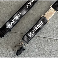 Official Airbus A350 Lanyard Wide Version with Metal Buckle