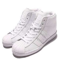 【吉米.tw】Adidas Originals Superstar 愛迪達 全白 蛇紋 壓紋 女鞋 高筒 S76405