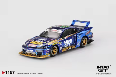 (Pre-Order) MINI GT 1:64 LB-Super Silhouette S15 SILVIA #555 LBWK 2025 Formula Drift Diecast Collect