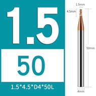 เอ็นมิลคาร์ไบด์ 4 ฟัน เคลือบสีทองแดง - CARBIDE END MILL