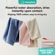 [ready stock]  7A Antibacterial Pure Cotton Towel Household Hand Towel Class A Cotton Soft Absorbent