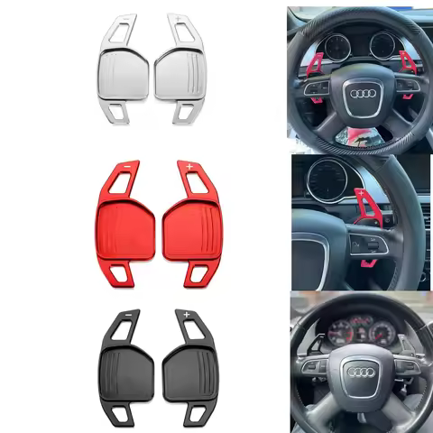 For Audi TT MK2 8J A5 S5 A4 B8 A3 S3 8P Q5 8R Q7 A6 C6 R8 Sline 2005-2011 Car Steering Wheel DSG Shi