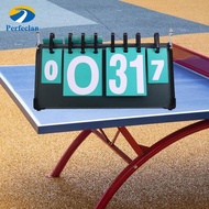 Perfeclan Score Board Score Keeper Professional 4 Digit Manual Score Card Flipper Tabletop Scoreboar