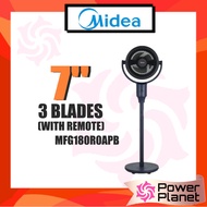 Midea 7'' MFG180M0APB Stand Circulation Fan (No Remote) / MFG180R0APB  (Remote Control)