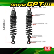 Motorcycle Shock Absorber 1pairs Adjustable Damping 285mm-360mm CNC Design Universal Rear Shock Abso