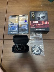 日本製 鐵三角 鋼琴黑 Audio Technica ATH IM04 動鐵 耳機 耳筒 Balanced Armature IM 04 兩條AT-HDC5 無氧銅線 Westone Shure So