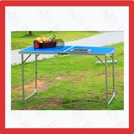 MEJA LIPAT SERBAGUNA MODEL KOPER KAKI BULAT / MEJA LIPAT KOPER PORTABLE / FOLDING ADJUSTABLE TABLE