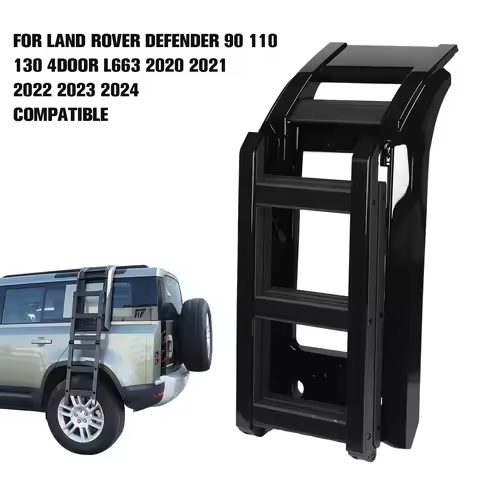 Foldable Lift Ladder Side Roof Rack Access Ladder Aluminum Alloy Side Window Roof Step Ladder for De