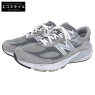New Balance Men's Leather Sneakers, Gray, Size 28cm, M990GL6, Size 10 (US)
