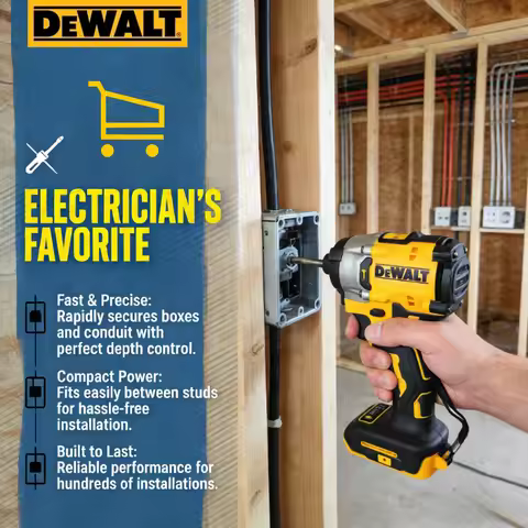 DEWALT DCF860 Brushless Cordless Premium Impact Driver 282NM 20V Power Tools Without Battery