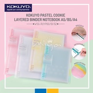 KOKUYO WSG-RUYP PASTEL COOKIES LAYERED 8 RING BINDER NOTEBOOK A5 / B5 / A4 (CAPACITY 100SHEETS) A5 B