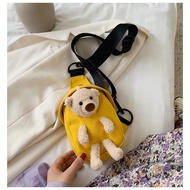 Túi Đeo Chéo Kèm Gấu Bông Như Hình Túi Tote Gấu Bông Xinh Yêu Kute - BEYOU