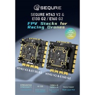 SEQURE H743 V2 & E130 G2 / E160 G2 Stack H743 ICM42688P FC 8S 12S 130A / 160A ESC 30.5*30.5mm with A