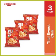 ⊙ ∰ ▐ Pier 28 Prawn Crackers Thai Sweet Chili 64g x 3Pcs