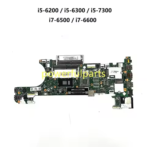 For Lenovo Thinkpad T470 Motherboard CT470 NM-A931 01HW539 01HX648 I5-6200U i5-6300U i5-7300U i7-660