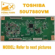 TOSHIBA TV TCON BOARD OR RIBBON 50U7880VM (Version-1 & 2 )