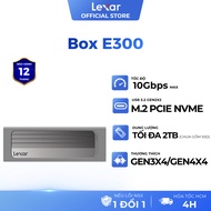 Lexar E300 M.2 Nvme Encyclopedia SSD Box supports USB 3.2 Gen 2, High Speed 10Gbps,