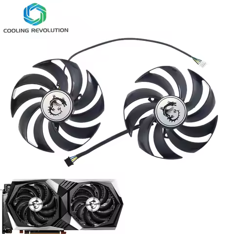 Graphics card cooling accessories PLD10010S12HH 95MM 4PIN RTX3060 Ti GPU FAN For MSI Radeon RX 6700 
