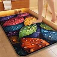 3D Floor Mat, 3D Visual Bath Mat, Non Slip Bath Rug, Absorbent Floor Mat, Washable Door Mat, Home De