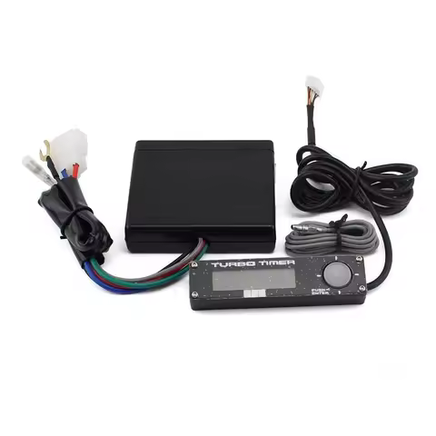 Universal Flameout Delay Device HKS Turbocharged Engine Protector Turbo Timer LED Display White/Red 