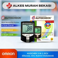 Autocheck Alat GCUalat tes gula darah asam urat cholesterol alat