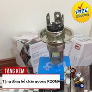 Siêu đẹp với bóng đèn pha led 3 chân H4 trông xe máy của bạn thật phong cách FS05-91-TẶNG KÈM ĐỒNG H