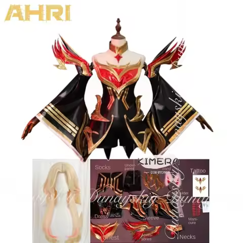 LOL Game LOL Moba Game Ahri Cosplay The Game Skin With Hall of Legends Immortal of the League Cospla