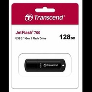 【時雨小舖】創見TRANSCEND 128GB JetFlash700隨身碟TS128GJF700(附發票)