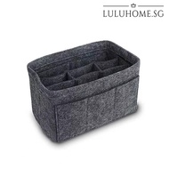 (LULUHOME*SG) Felt Bag Purse Organizer Neverfull LongchampTote Bag Insert Organiser speedy 25 speedy